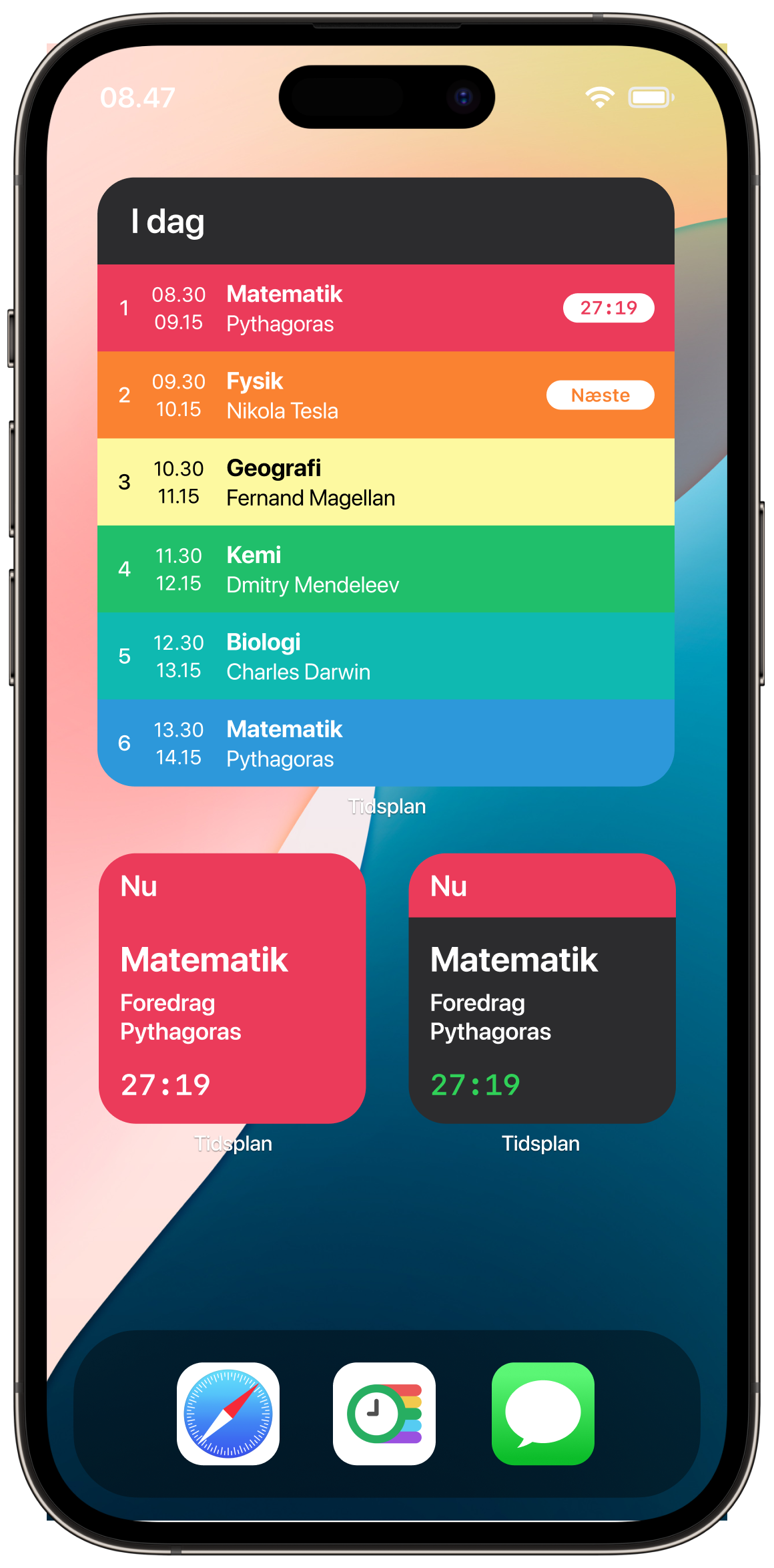 Få tingene gjort med denne smukke skema-app.