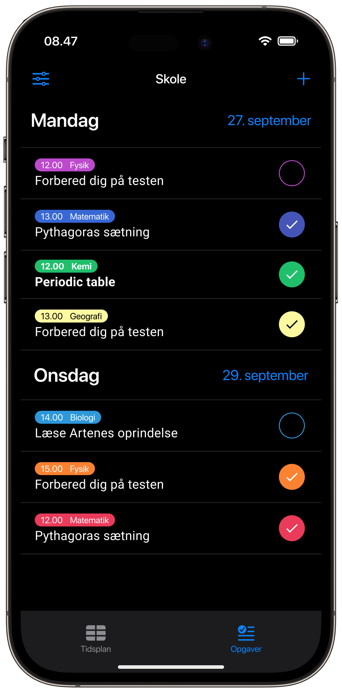 Gå aldrig glip af en opgave.
Vær altid et skridt foran.