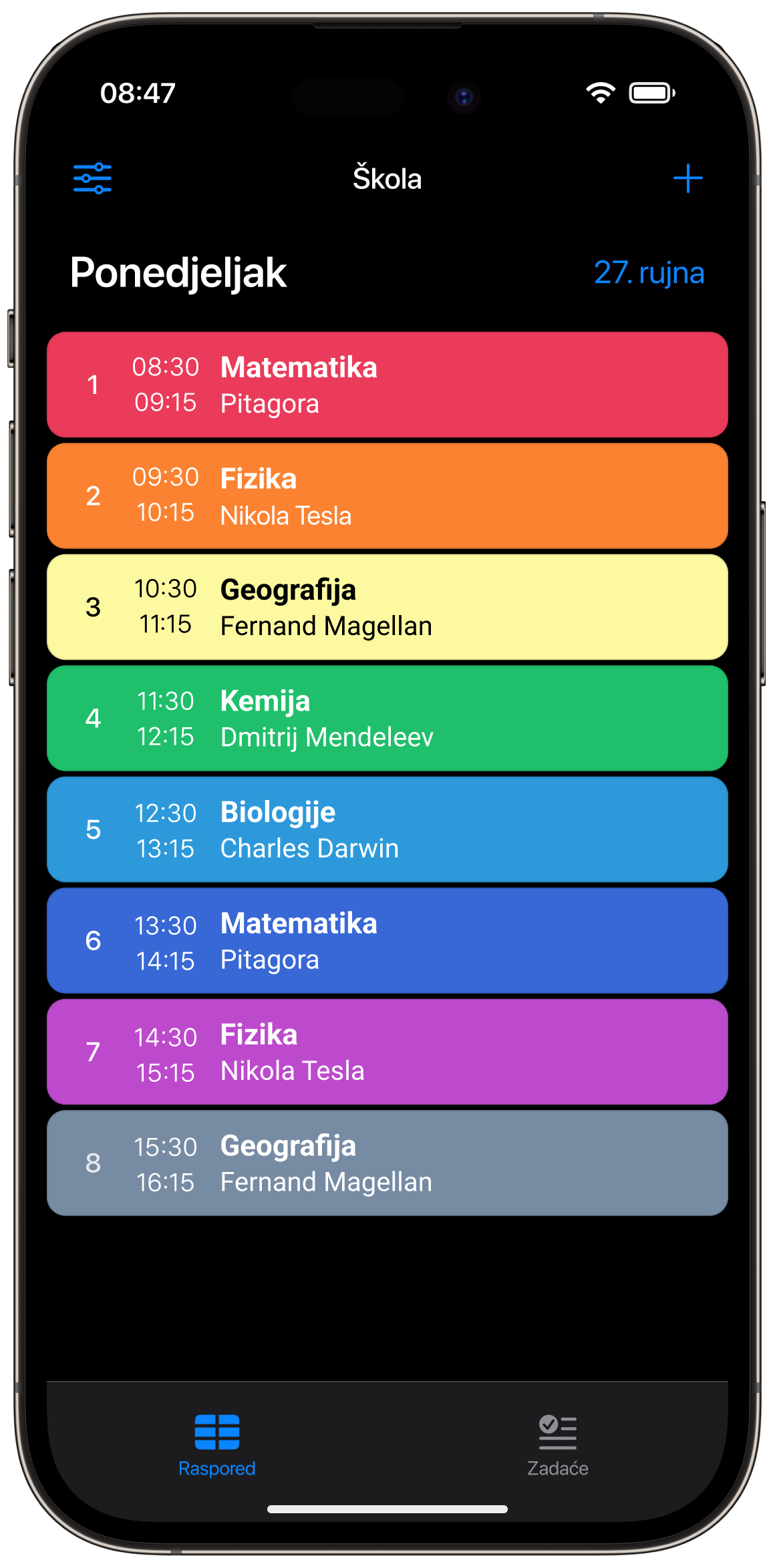 Isprobajte Smart Timetable besplatno!