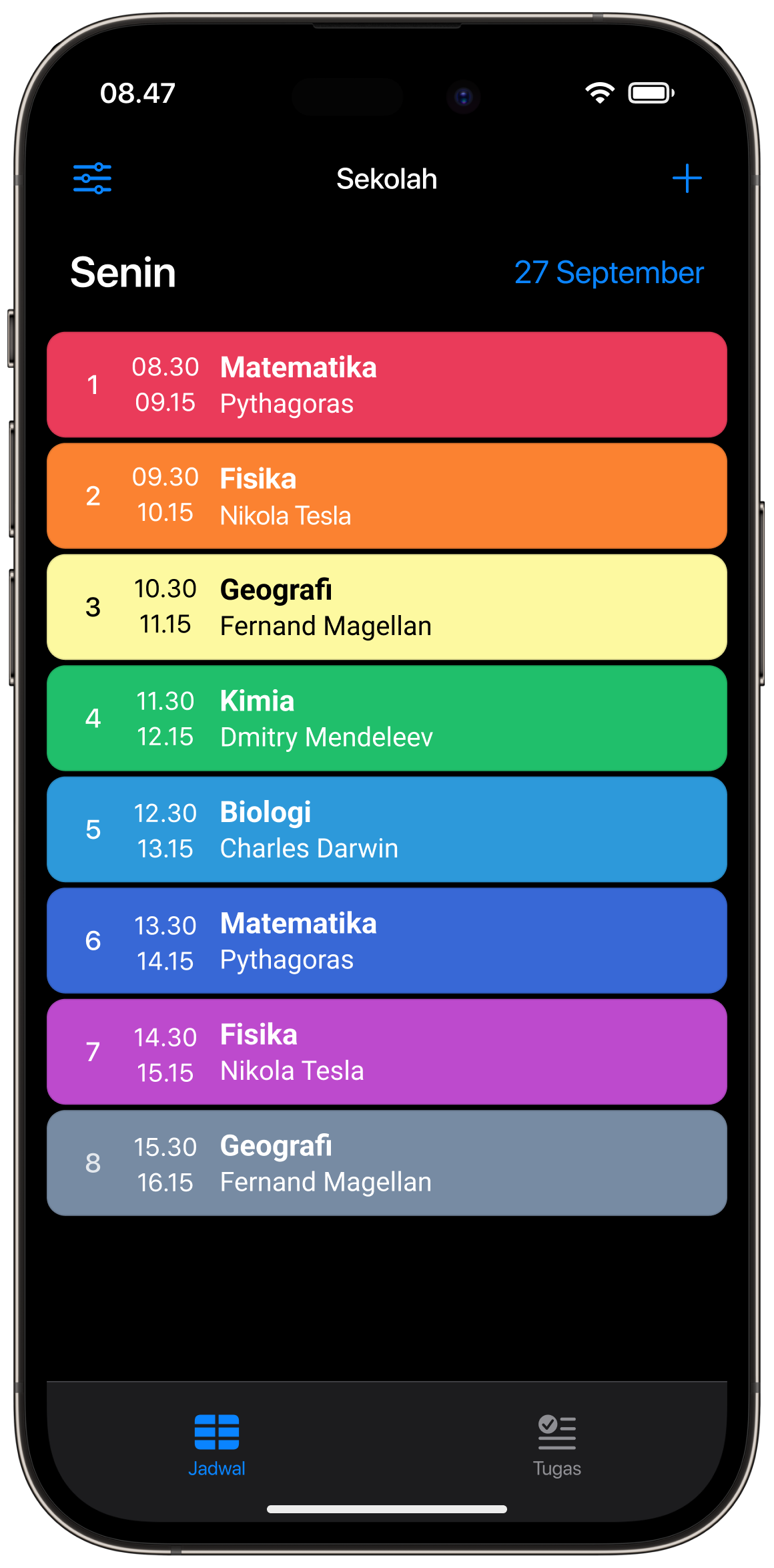 Coba Smart Timetable gratis!