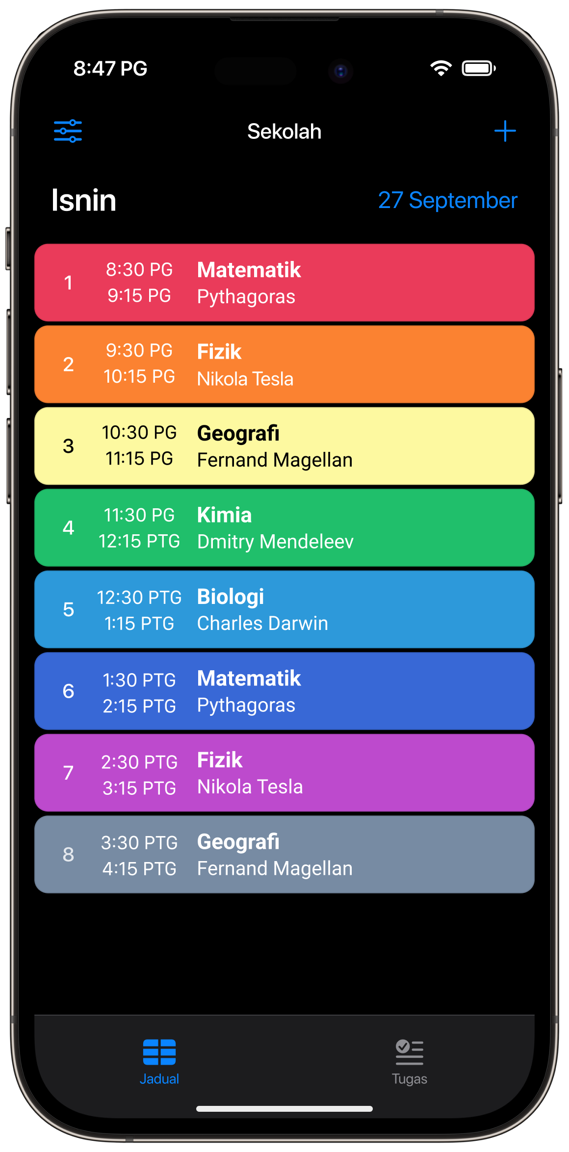 Cuba Smart Timetable secara percuma!